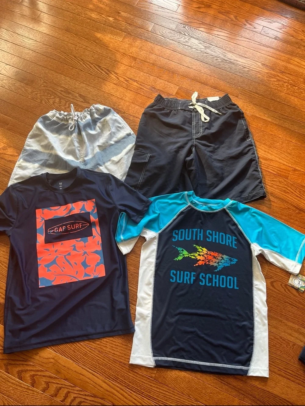 Boys swim trunks and tops new with tag